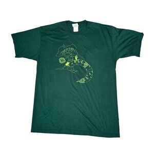 VTG‎ Class Night 2000 Youth T Shirt  Size Large Green Jerzee Y2k